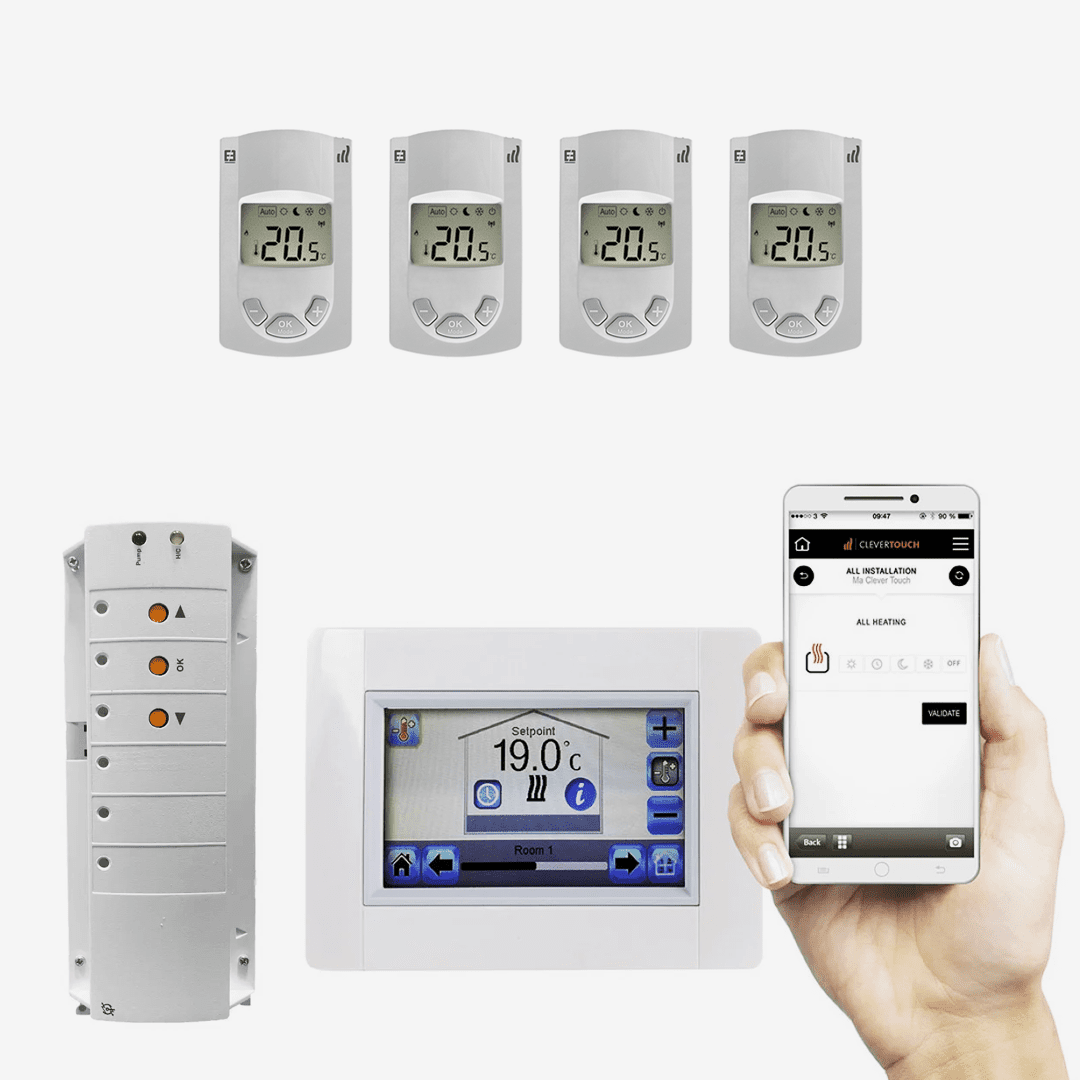 Automatizare incalzire in pardoseala Purmo cu 4 zone fara fir