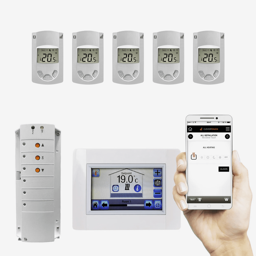 Automatizare incalzire in pardoseala Purmo cu 5 zone fara fir